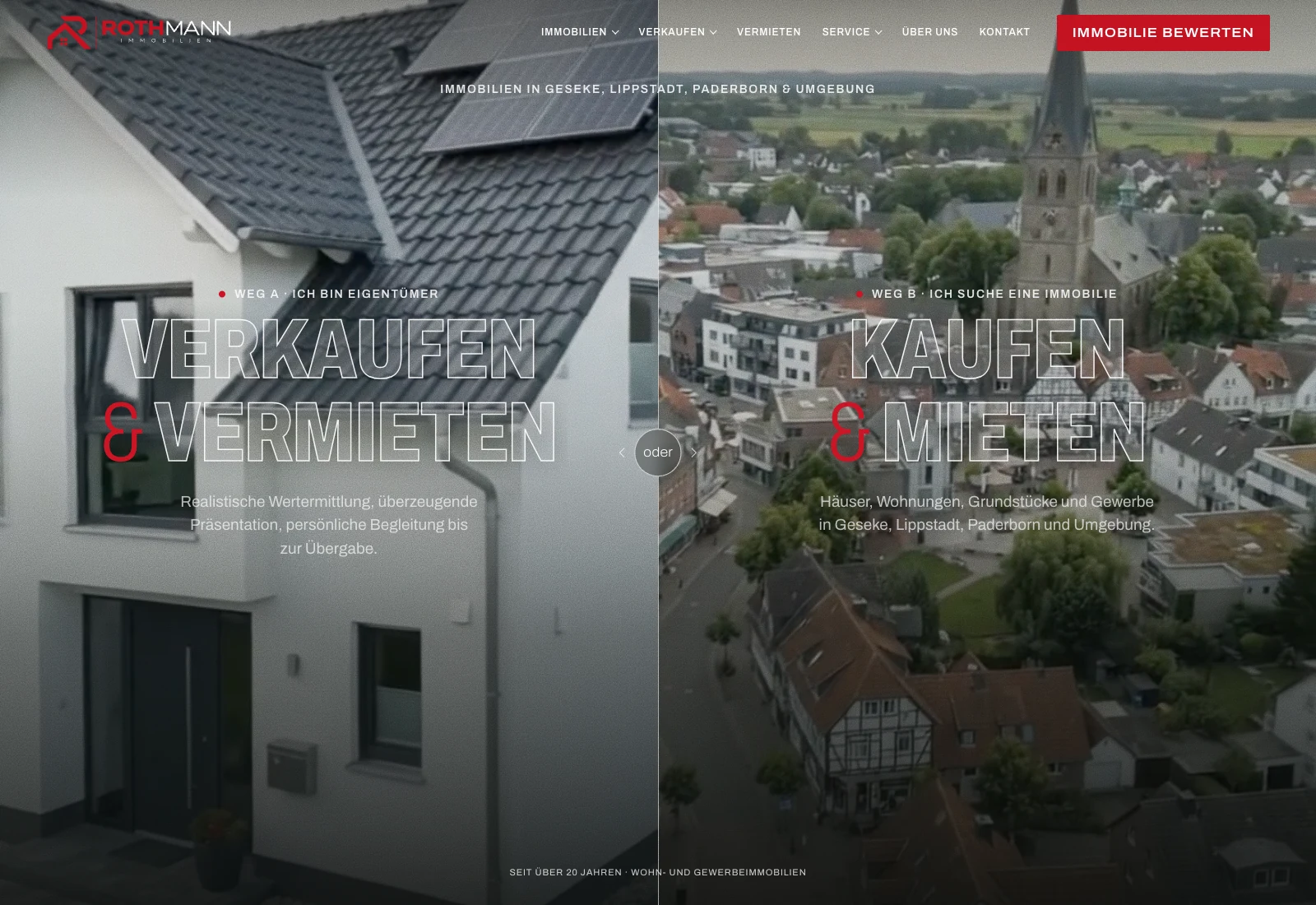 Interaktive Beispielwebsite · Rothmann Immobilien